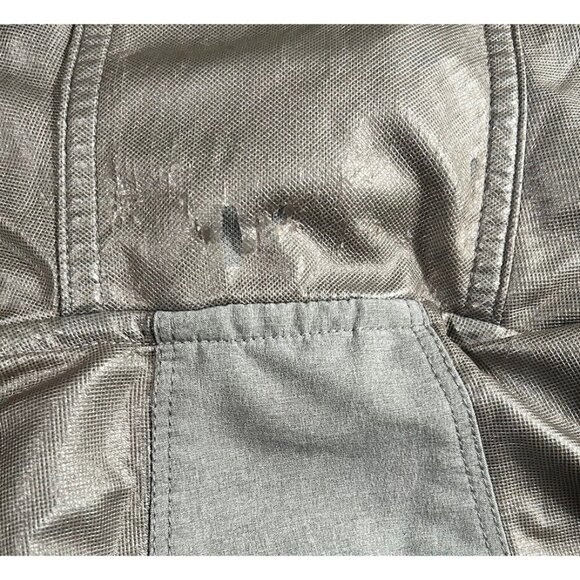 Nike Pro Running Jacket Womens Gray Red Hooded Full Zip Stretch Sz. S - Picture 10 of 10